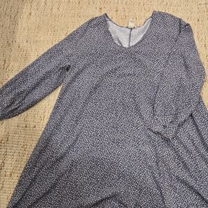 H&M Navy Floral Patterned Top